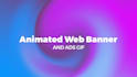 design animated web banner in lottie file gifs