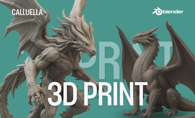 sculpt high quality 3d models, characters, and statues for 3d printing rendering