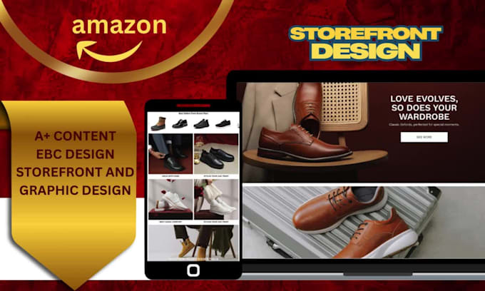 create your amazon storefront ebc a plus design and graphic logo design