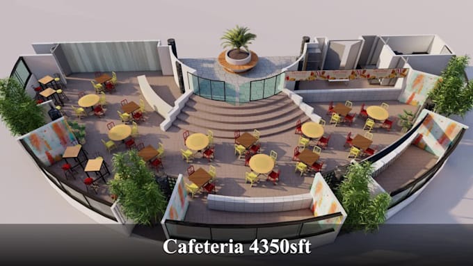 create 2d, 3d floor plan for showrooms, offices, spas and clinics