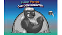 draw funny  vector cartoon characters and meme coin art