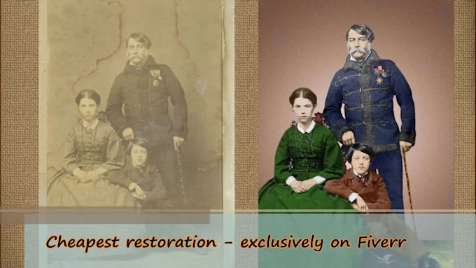 restore, repair, fix damaged photo, image restore
