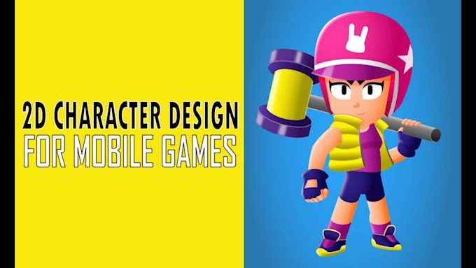 design 2d characters for mobile games