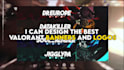 design a valorant banner and logo for youtube, twitch, and twitter