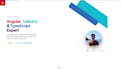 build a high performance angular web application with tailwind CSS