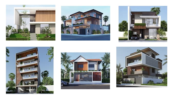 create luxury modern house exterior renders in sketchup and lumion
