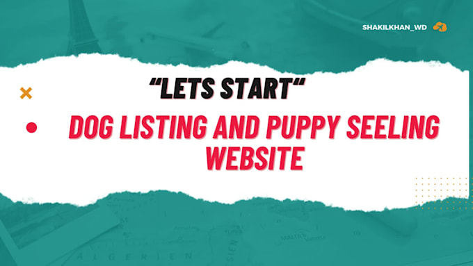 create dog and puppy selling website for your business