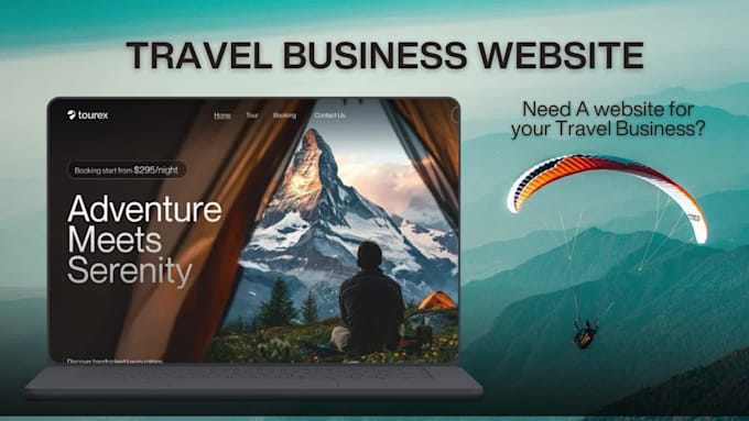 design a modern travel and tour website with immersive UI UX