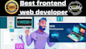 be your best front end web developer using html ,css , js and jquery