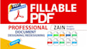 create interactive fillable PDF forms, format redesign document