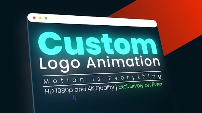 create a professional custom logo animation intro