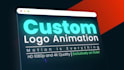 create a professional custom logo animation intro