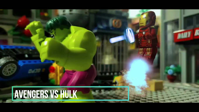 create high quality lego stop motion animation for you