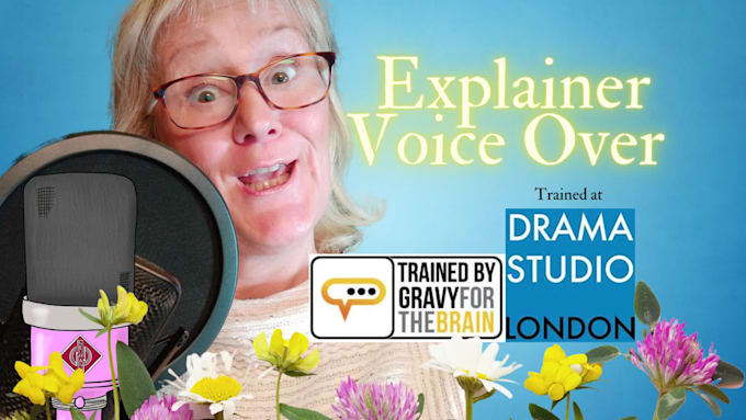 create a british voice over for your explainer video