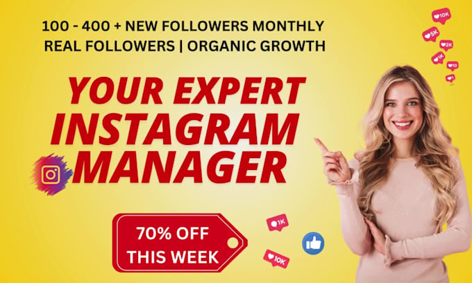 be your expert instagram manager