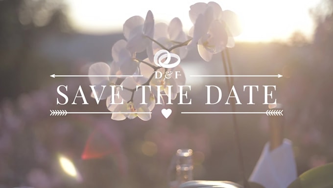 create special wedding video invitation