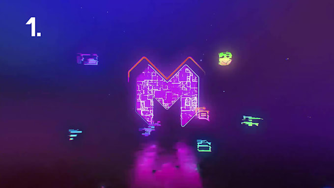 do best glitch intro and logo animation up to 25 style