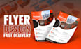 design professional business flyers, leaflets, event posters