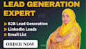 do b2b lead generation and linkedin lead generation