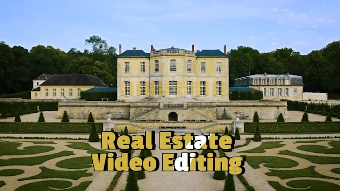 edit a professional real estate video