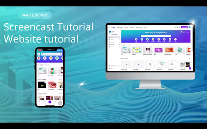 make screencast, instructional video or tutorial video in 24 hours
