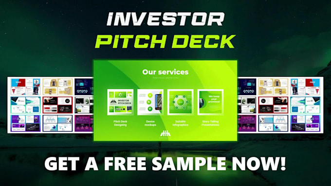 design powerpoint investor pitch deck presentation