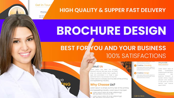 design a poster, flyer, bifold, trifold, brochure or leaflet