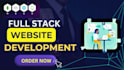 do website development as both frontend and backend