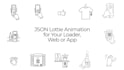 create json lottie animation for your web or app