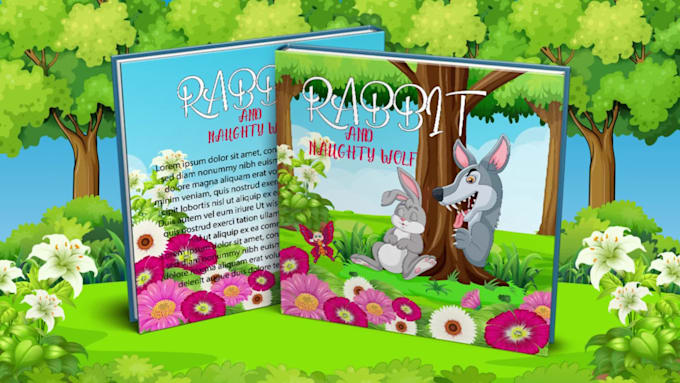 design children story book illustrations and covers