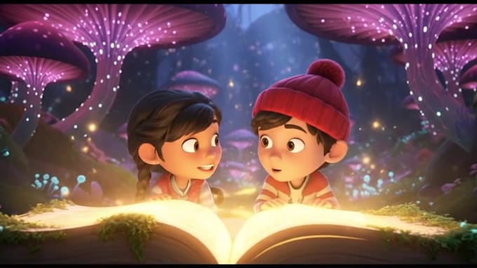 do disney pixar style animation,ai art,ai animated movie trailer video