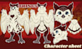 create a custom fursona reference sheet for your furry oc