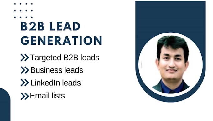 do linkedin, b2b lead generation, email list building from any niche