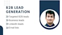 do linkedin, b2b lead generation, email list building from any niche