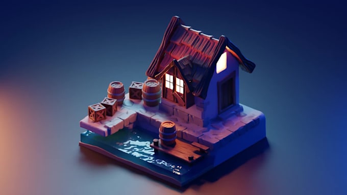 do 3d modeling, texturing and 3d assets for game