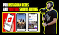 do pro instagram reels and youtube shorts editing