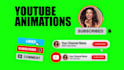 create youtube subscribe animation