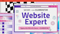 be elementor expert, convert PSD to wordpress, clone figma to wp,xd to elementor