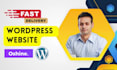create beautiful wordpress website in oshine and elementor
