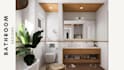 do bathroom interior design in 3d and render