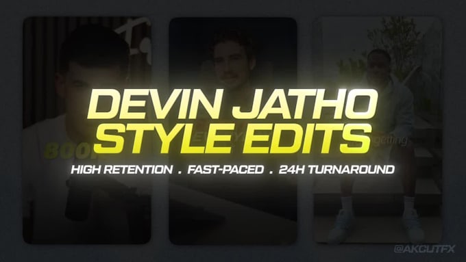 edit viral talking head videos in devin jatho style