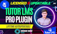 setup tutor lms pro and design a professional lms website