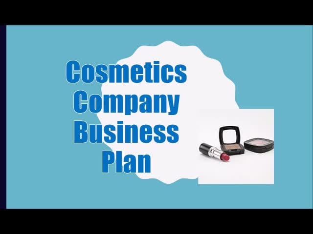 Supply A Cosmetics Company Business Plan Template By Jssnetbay Fiverr