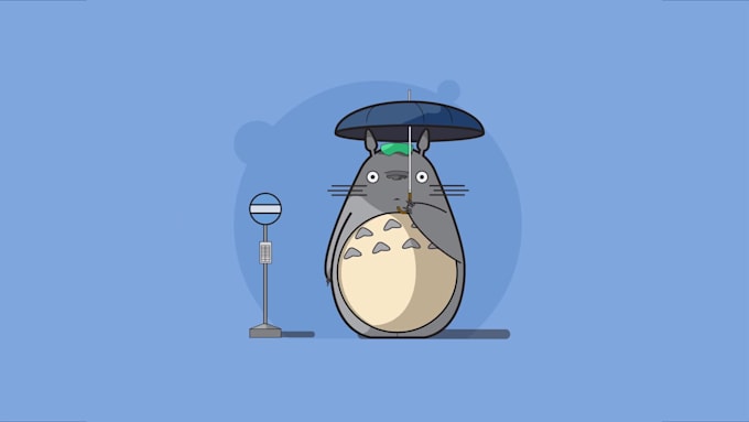make a cute geometrical style illustration for you