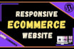 design ecommerce wordpress website or online store