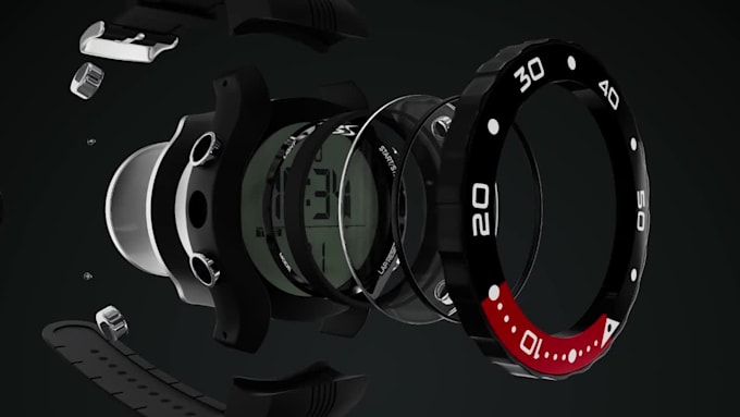 do 3d watch animation video, 3d watch model wrist watch animation 3d watch video