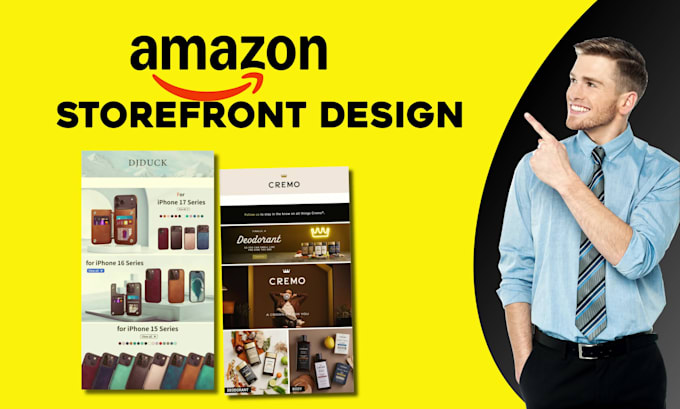 do premium amazon storefront design and amazon brand store