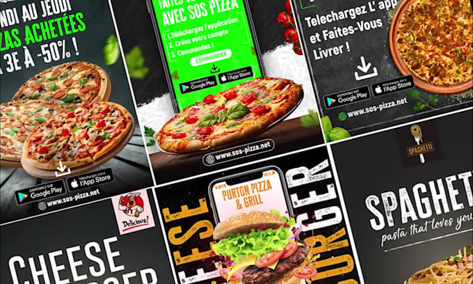 design restaurant menu, flyer, poster design for promotion
