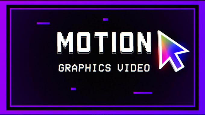 do professional motion graphics video with after effects animation