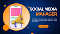 manage your social media account and develop a content strategy